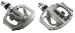 Pedale Combi 
Un lato per calzature normali 
Un lato per scarpe con Click-System SPD 
Completi di tacchette
Peso: 384g 