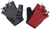 inserti in spugna tergi sudore |Tiranti per sfilare facilmente i guanti|fori di ventilazione sulla mano |Polsino regolabile in larghezza mediante elastico e velcro|Imbottitura in materiale espanso + imbottitura in gel sul palmo a protezione dalle sollecitazioni|Imbottitura in materiale espanso all'interno del metacarpo|Piping riflettente